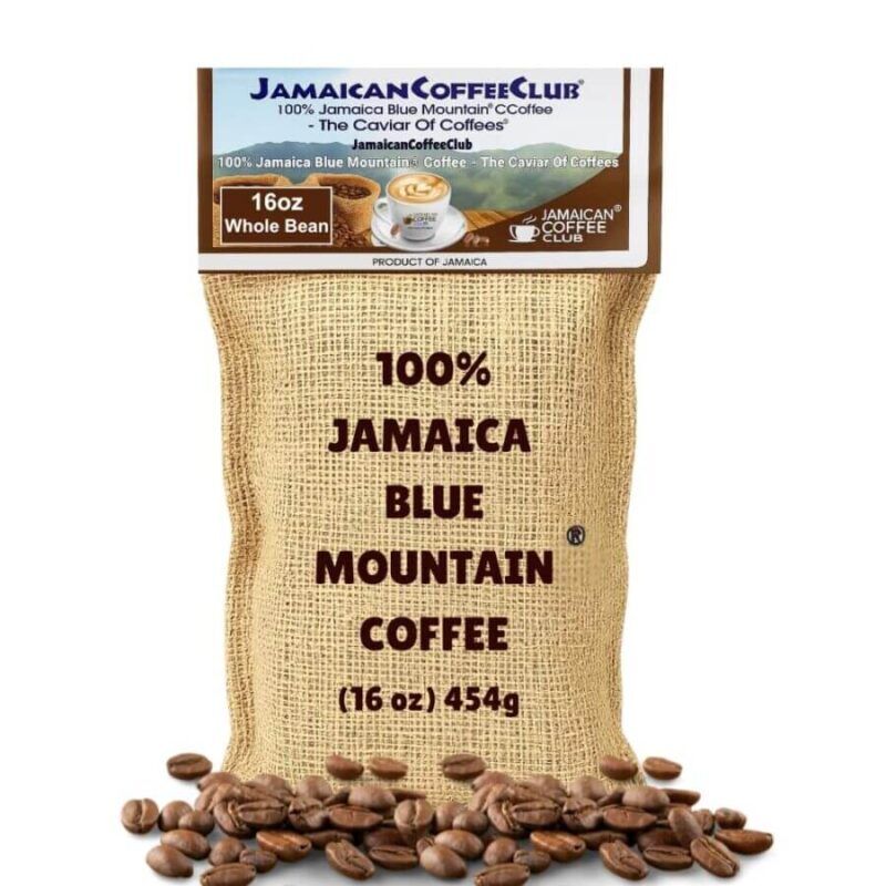 Jamaica Blue Mountain Coffee 8-Oz Whole Bean